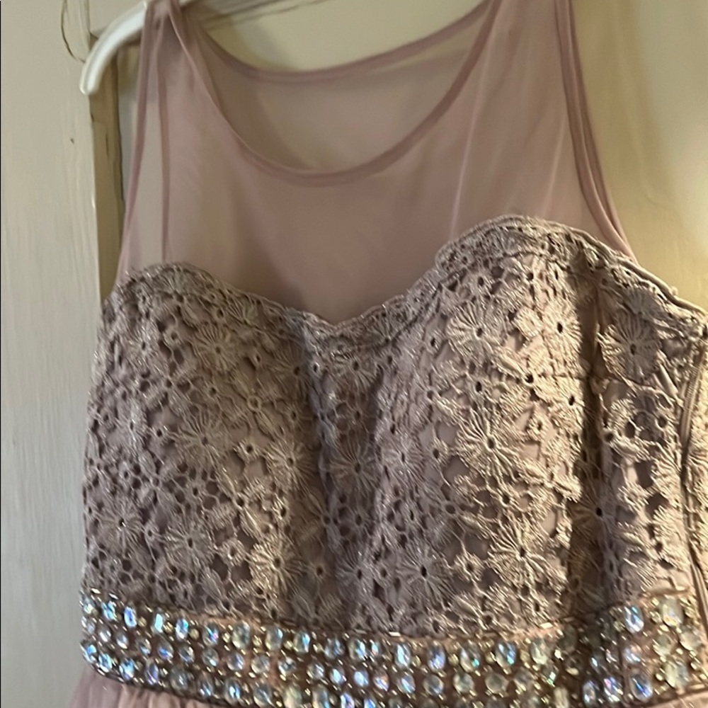Mauve Homecoming dress